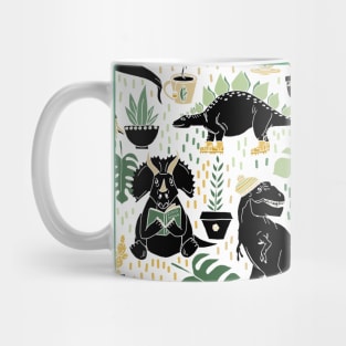 Hipster Dinos Pattern Mug